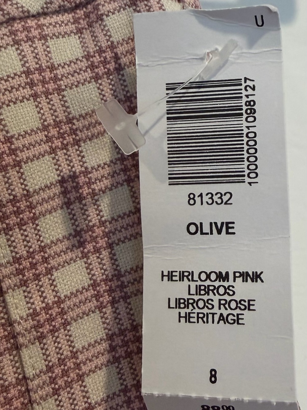 Sunday Best Pink Cream Plaid Pleated Mini Skirt - Picture 3 of 5